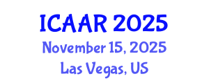International Conference on Antibiotics and Antibiotic Resistance (ICAAR) November 15, 2025 - Las Vegas, United States