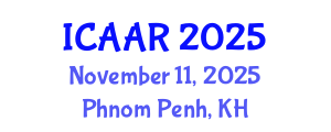 International Conference on Antibiotics and Antibiotic Resistance (ICAAR) November 11, 2025 - Phnom Penh, Cambodia
