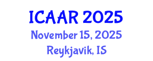 International Conference on Antibiotics and Antibiotic Resistance (ICAAR) November 15, 2025 - Reykjavik, Iceland