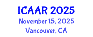 International Conference on Antibiotics and Antibiotic Resistance (ICAAR) November 15, 2025 - Vancouver, Canada