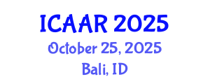 International Conference on Antibiotics and Antibiotic Resistance (ICAAR) October 25, 2025 - Bali, Indonesia