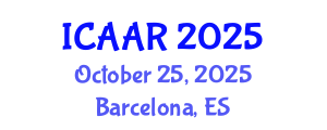 International Conference on Antibiotics and Antibiotic Resistance (ICAAR) October 25, 2025 - Barcelona, Spain