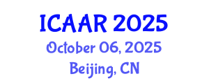 International Conference on Antibiotics and Antibiotic Resistance (ICAAR) October 06, 2025 - Beijing, China