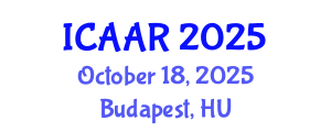 International Conference on Antibiotics and Antibiotic Resistance (ICAAR) October 18, 2025 - Budapest, Hungary