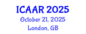 International Conference on Antibiotics and Antibiotic Resistance (ICAAR) October 21, 2025 - London, United Kingdom