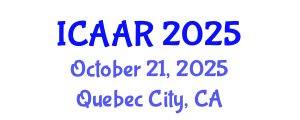 International Conference on Antibiotics and Antibiotic Resistance (ICAAR) October 21, 2025 - Quebec City, Canada