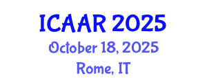 International Conference on Antibiotics and Antibiotic Resistance (ICAAR) October 18, 2025 - Rome, Italy