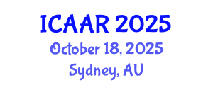International Conference on Antibiotics and Antibiotic Resistance (ICAAR) October 18, 2025 - Sydney, Australia
