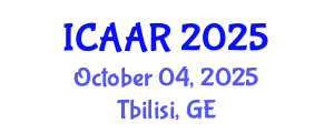 International Conference on Antibiotics and Antibiotic Resistance (ICAAR) October 04, 2025 - Tbilisi, Georgia