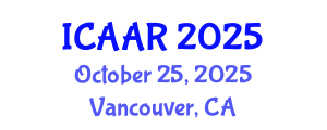 International Conference on Antibiotics and Antibiotic Resistance (ICAAR) October 25, 2025 - Vancouver, Canada