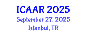 International Conference on Antibiotics and Antibiotic Resistance (ICAAR) September 27, 2025 - Istanbul, Turkey