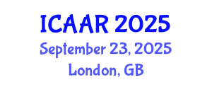 International Conference on Antibiotics and Antibiotic Resistance (ICAAR) September 23, 2025 - London, United Kingdom