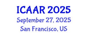 International Conference on Antibiotics and Antibiotic Resistance (ICAAR) September 27, 2025 - San Francisco, United States