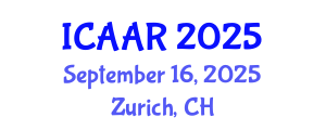 International Conference on Antibiotics and Antibiotic Resistance (ICAAR) September 16, 2025 - Zurich, Switzerland