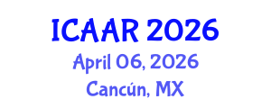 International Conference on Antibiotics and Antibiotic Resistance (ICAAR) April 06, 2026 - Cancún, Mexico International Conference on Antibiotics and Antibiotic Resistance (ICAAR) April 06, 2026 - Cancún, Mexico