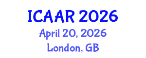 International Conference on Antibiotics and Antibiotic Resistance (ICAAR) April 20, 2026 - London, United Kingdom International Conference on Antibiotics and Antibiotic Resistance (ICAAR) April 20, 2026 - London, United Kingdom