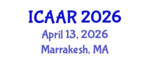 International Conference on Antibiotics and Antibiotic Resistance (ICAAR) April 13, 2026 - Marrakesh, Morocco International Conference on Antibiotics and Antibiotic Resistance (ICAAR) April 13, 2026 - Marrakesh, Morocco