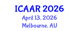 International Conference on Antibiotics and Antibiotic Resistance (ICAAR) April 13, 2026 - Melbourne, Australia International Conference on Antibiotics and Antibiotic Resistance (ICAAR) April 13, 2026 - Melbourne, Australia