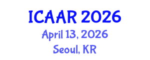 International Conference on Antibiotics and Antibiotic Resistance (ICAAR) April 13, 2026 - Seoul, Republic of Korea International Conference on Antibiotics and Antibiotic Resistance (ICAAR) April 13, 2026 - Seoul, Republic of Korea
