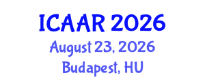 International Conference on Antibiotics and Antibiotic Resistance (ICAAR) August 23, 2026 - Budapest, Hungary International Conference on Antibiotics and Antibiotic Resistance (ICAAR) August 23, 2026 - Budapest, Hungary