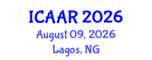 International Conference on Antibiotics and Antibiotic Resistance (ICAAR) August 09, 2026 - Lagos, Nigeria International Conference on Antibiotics and Antibiotic Resistance (ICAAR) August 09, 2026 - Lagos, Nigeria