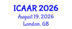 International Conference on Antibiotics and Antibiotic Resistance (ICAAR) August 19, 2026 - London, United Kingdom International Conference on Antibiotics and Antibiotic Resistance (ICAAR) August 19, 2026 - London, United Kingdom