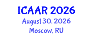 International Conference on Antibiotics and Antibiotic Resistance (ICAAR) August 30, 2026 - Moscow, Russia International Conference on Antibiotics and Antibiotic Resistance (ICAAR) August 30, 2026 - Moscow, Russia