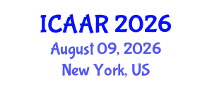 International Conference on Antibiotics and Antibiotic Resistance (ICAAR) August 09, 2026 - New York, United States International Conference on Antibiotics and Antibiotic Resistance (ICAAR) August 09, 2026 - New York, United States