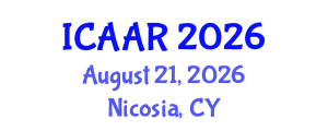 International Conference on Antibiotics and Antibiotic Resistance (ICAAR) August 21, 2026 - Nicosia, Cyprus International Conference on Antibiotics and Antibiotic Resistance (ICAAR) August 21, 2026 - Nicosia, Cyprus