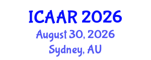 International Conference on Antibiotics and Antibiotic Resistance (ICAAR) August 30, 2026 - Sydney, Australia International Conference on Antibiotics and Antibiotic Resistance (ICAAR) August 30, 2026 - Sydney, Australia