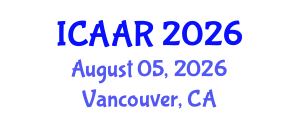 International Conference on Antibiotics and Antibiotic Resistance (ICAAR) August 05, 2026 - Vancouver, Canada International Conference on Antibiotics and Antibiotic Resistance (ICAAR) August 05, 2026 - Vancouver, Canada