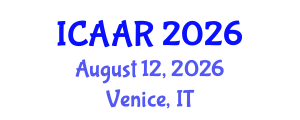 International Conference on Antibiotics and Antibiotic Resistance (ICAAR) August 12, 2026 - Venice, Italy International Conference on Antibiotics and Antibiotic Resistance (ICAAR) August 12, 2026 - Venice, Italy