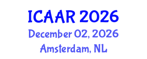 International Conference on Antibiotics and Antibiotic Resistance (ICAAR) December 02, 2026 - Amsterdam, Netherlands International Conference on Antibiotics and Antibiotic Resistance (ICAAR) December 02, 2026 - Amsterdam, Netherlands