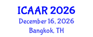 International Conference on Antibiotics and Antibiotic Resistance (ICAAR) December 16, 2026 - Bangkok, Thailand International Conference on Antibiotics and Antibiotic Resistance (ICAAR) December 16, 2026 - Bangkok, Thailand