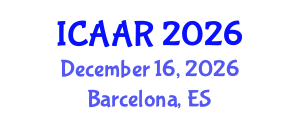 International Conference on Antibiotics and Antibiotic Resistance (ICAAR) December 16, 2026 - Barcelona, Spain International Conference on Antibiotics and Antibiotic Resistance (ICAAR) December 16, 2026 - Barcelona, Spain