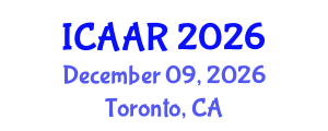 International Conference on Antibiotics and Antibiotic Resistance (ICAAR) December 09, 2026 - Toronto, Canada International Conference on Antibiotics and Antibiotic Resistance (ICAAR) December 09, 2026 - Toronto, Canada