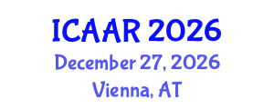International Conference on Antibiotics and Antibiotic Resistance (ICAAR) December 27, 2026 - Vienna, Austria International Conference on Antibiotics and Antibiotic Resistance (ICAAR) December 27, 2026 - Vienna, Austria