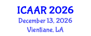International Conference on Antibiotics and Antibiotic Resistance (ICAAR) December 13, 2026 - Vientiane, Laos International Conference on Antibiotics and Antibiotic Resistance (ICAAR) December 13, 2026 - Vientiane, Laos