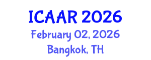 International Conference on Antibiotics and Antibiotic Resistance (ICAAR) February 02, 2026 - Bangkok, Thailand International Conference on Antibiotics and Antibiotic Resistance (ICAAR) February 02, 2026 - Bangkok, Thailand