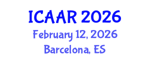 International Conference on Antibiotics and Antibiotic Resistance (ICAAR) February 12, 2026 - Barcelona, Spain International Conference on Antibiotics and Antibiotic Resistance (ICAAR) February 12, 2026 - Barcelona, Spain