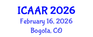 International Conference on Antibiotics and Antibiotic Resistance (ICAAR) February 16, 2026 - Bogota, Colombia International Conference on Antibiotics and Antibiotic Resistance (ICAAR) February 16, 2026 - Bogota, Colombia
