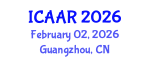 International Conference on Antibiotics and Antibiotic Resistance (ICAAR) February 02, 2026 - Guangzhou, China International Conference on Antibiotics and Antibiotic Resistance (ICAAR) February 02, 2026 - Guangzhou, China