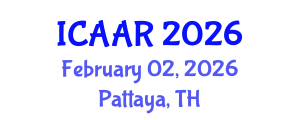 International Conference on Antibiotics and Antibiotic Resistance (ICAAR) February 02, 2026 - Pattaya, Thailand International Conference on Antibiotics and Antibiotic Resistance (ICAAR) February 02, 2026 - Pattaya, Thailand
