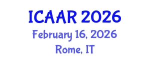 International Conference on Antibiotics and Antibiotic Resistance (ICAAR) February 16, 2026 - Rome, Italy