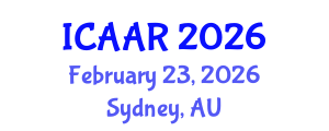 International Conference on Antibiotics and Antibiotic Resistance (ICAAR) February 23, 2026 - Sydney, Australia International Conference on Antibiotics and Antibiotic Resistance (ICAAR) February 23, 2026 - Sydney, Australia