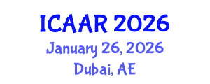 International Conference on Antibiotics and Antibiotic Resistance (ICAAR) January 26, 2026 - Dubai, United Arab Emirates International Conference on Antibiotics and Antibiotic Resistance (ICAAR) January 26, 2026 - Dubai, United Arab Emirates