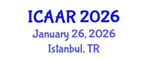 International Conference on Antibiotics and Antibiotic Resistance (ICAAR) January 26, 2026 - Istanbul, Turkey International Conference on Antibiotics and Antibiotic Resistance (ICAAR) January 26, 2026 - Istanbul, Turkey
