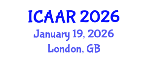 International Conference on Antibiotics and Antibiotic Resistance (ICAAR) January 19, 2026 - London, United Kingdom International Conference on Antibiotics and Antibiotic Resistance (ICAAR) January 19, 2026 - London, United Kingdom