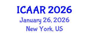 International Conference on Antibiotics and Antibiotic Resistance (ICAAR) January 26, 2026 - New York, United States International Conference on Antibiotics and Antibiotic Resistance (ICAAR) January 26, 2026 - New York, United States
