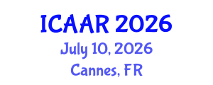 International Conference on Antibiotics and Antibiotic Resistance (ICAAR) July 10, 2026 - Cannes, France International Conference on Antibiotics and Antibiotic Resistance (ICAAR) July 10, 2026 - Cannes, France